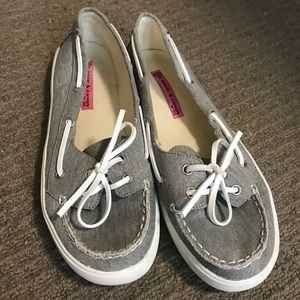 Gray Rock & Candy boat shoes